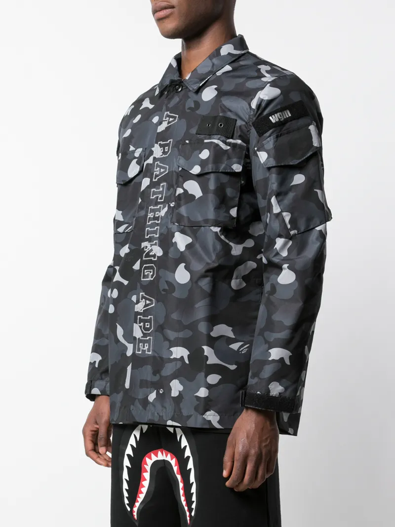 BAPE GRADATION CAMO MILITARY SHIRT JACKET