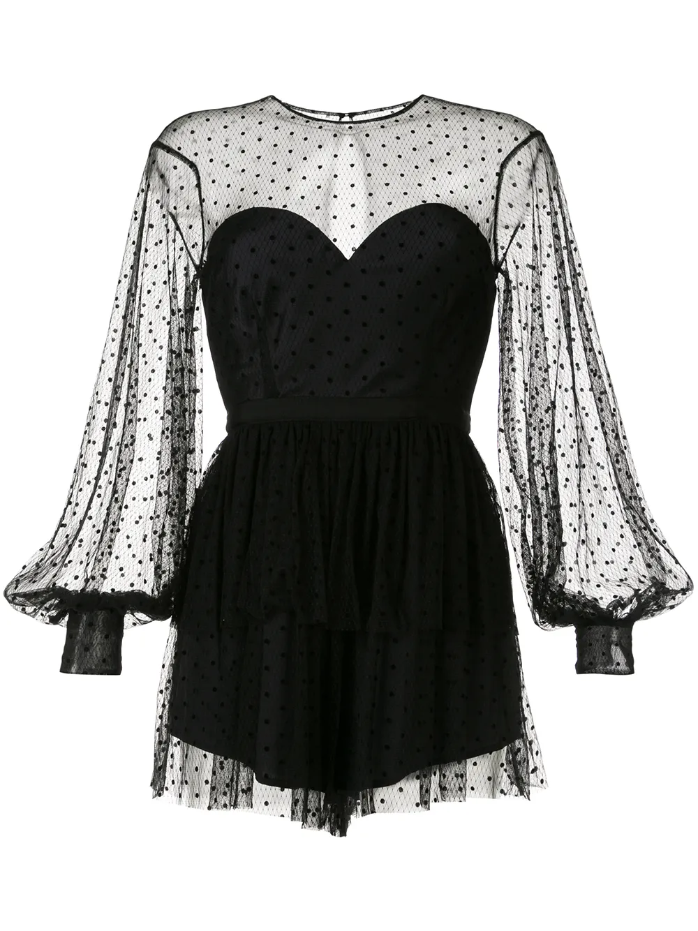 alice mccall back to black playsuit