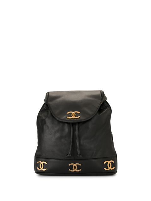 Affordable HOT SALE CHANEL 1992 Triple CC backpack Women