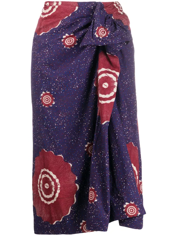 navy sarong skirt