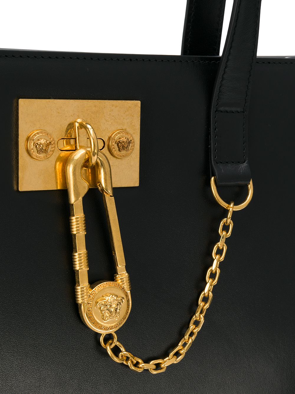 фото Versace сумка-тоут с декором medusa