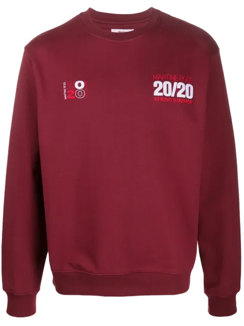 Martine Rose logo-embroidered sweatshirt