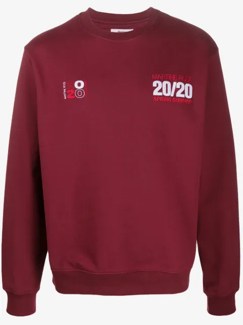 Martine Rose logo-embroidered sweatshirt
