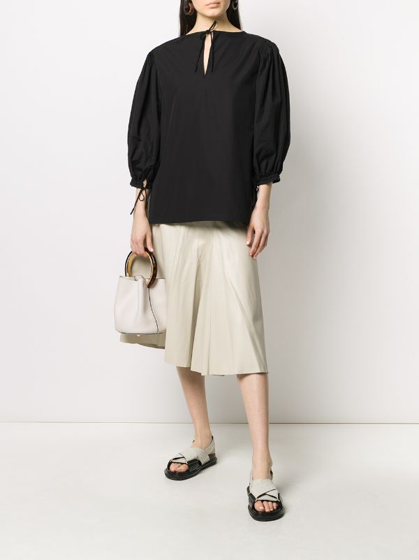 Jil sander パフスリーブ　ブラウス