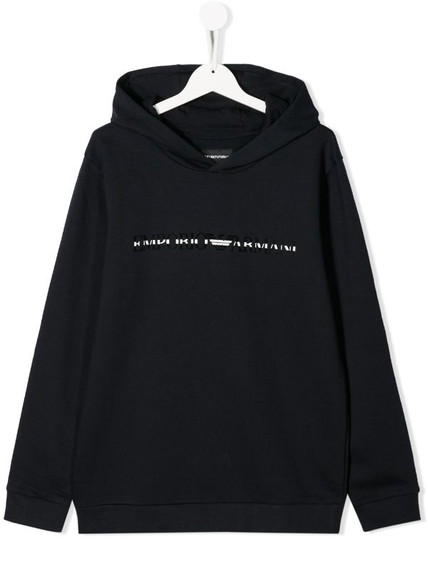 armani hooded sweatshirt