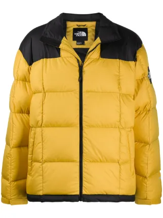 the north face yellow puffer jacket