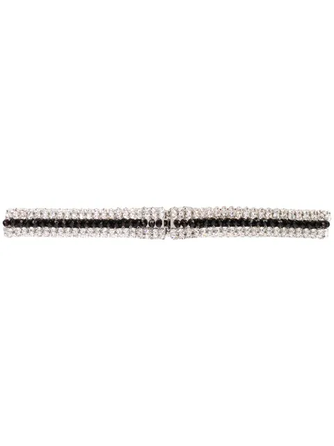 Rabanne bead and crystal-embellished waist belt