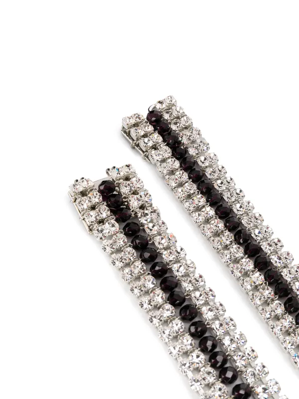 Rabanne Bead And crystal-embellished Waist Belt | White  display picture 3
