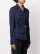 Alberta Ferretti belted twill jacket