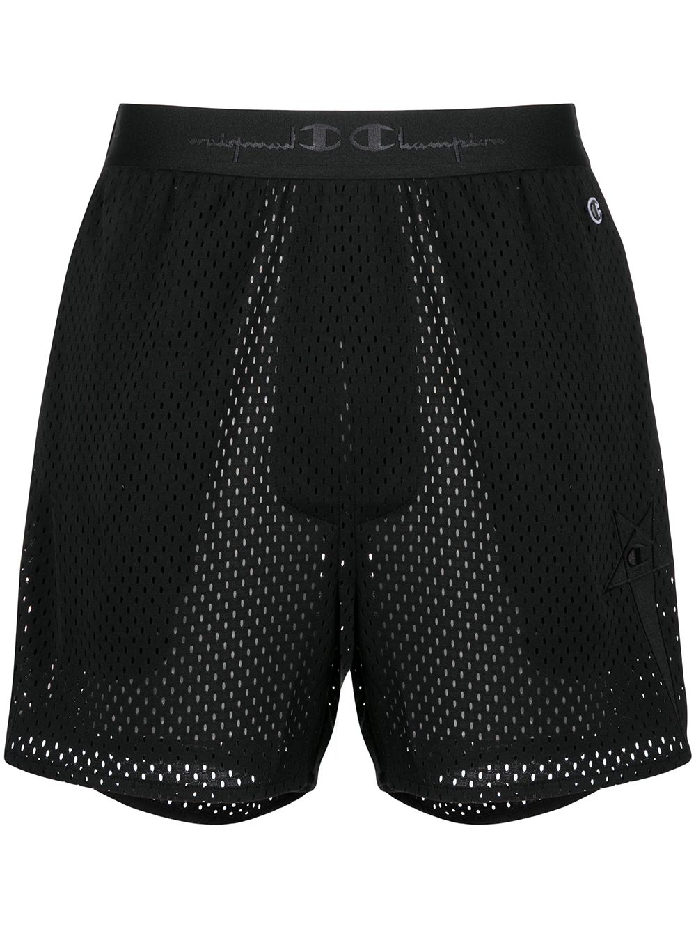 фото Rick owens champion x champion fitted shorts