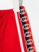 Gucci Kids شورت بخطوط بشعار الماركة