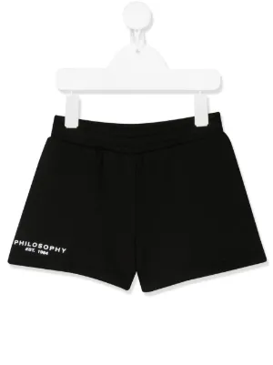 Philosophy Di Lorenzo Serafini Kids شورت بطبعة شعار الماركة