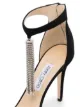 الصورة 2 من Jimmy Choo صندل مزين بالكريستال 'فيولا' 100 ملم