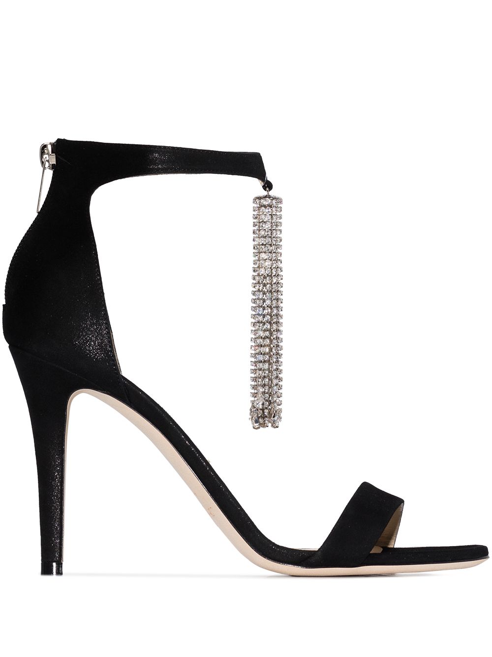 Jimmy Choo Viola 100mm Crystal Embellished Sandals Farfetch 9865