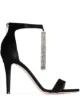 الصورة 1 من Jimmy Choo صندل مزين بالكريستال 'فيولا' 100 ملم