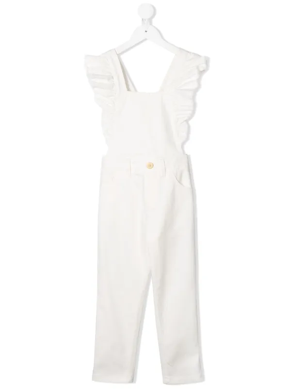 kids white jumpsuit