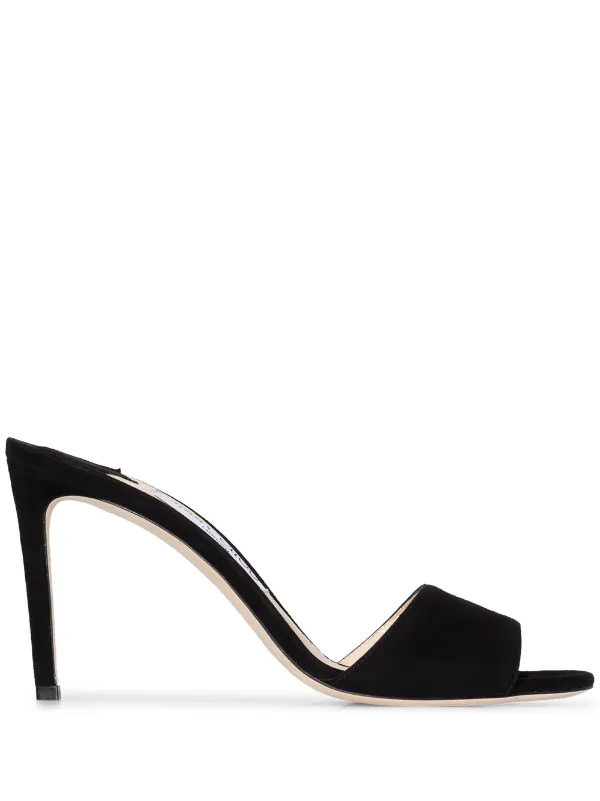 jimmy choo black mules