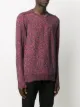 Roberto Collina crew neck speckled effect jumper