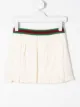 الصورة 2 من Gucci Kids تنورة بكسرات وزينة خطوط