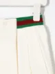 Gucci Kids تنورة بكسرات وزينة خطوط