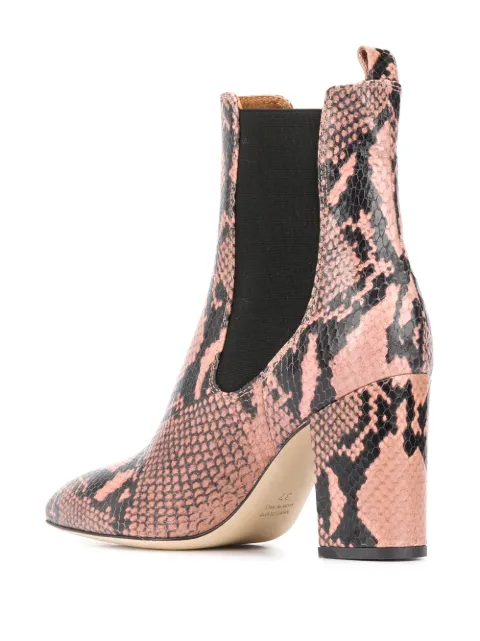 paris texas python ankle boots