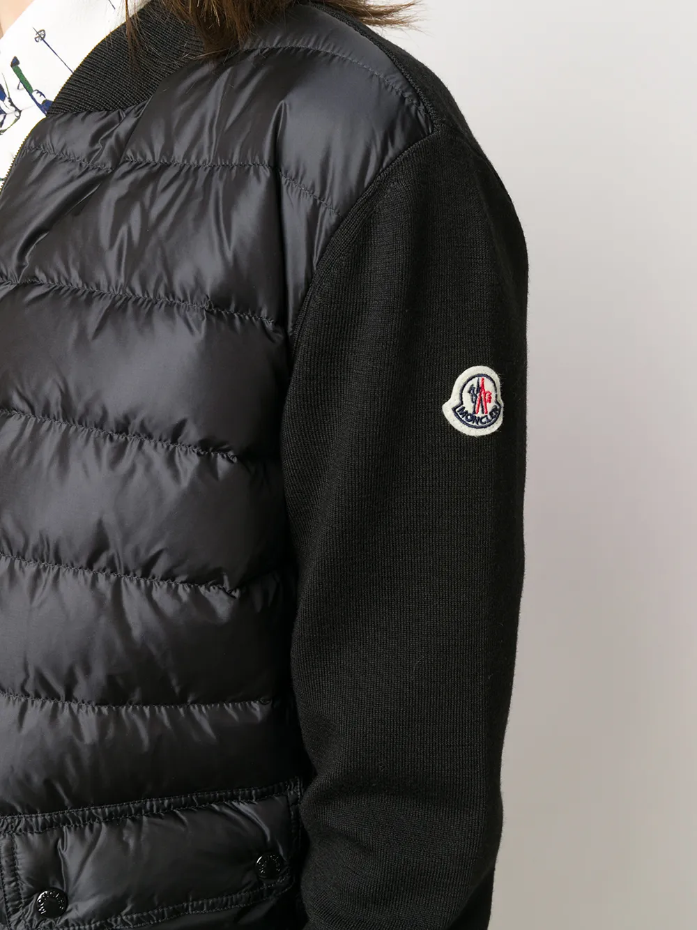 фото Moncler стеганый кардиган на молнии