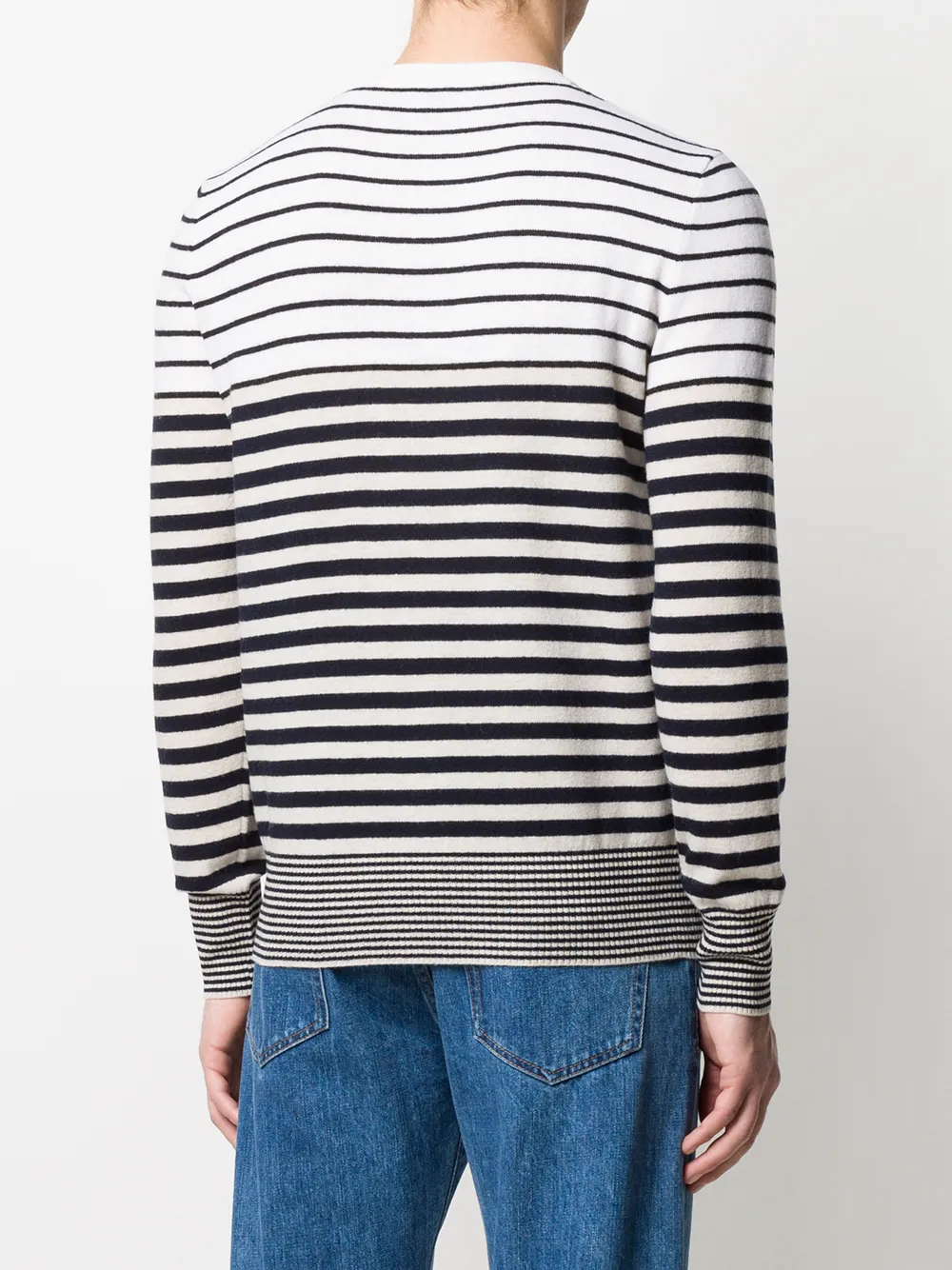 skulls and stripes crewneck jumper