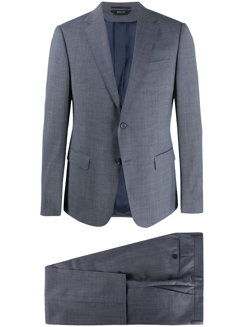 Z Zegna Formal Two-piece Suit In Blue