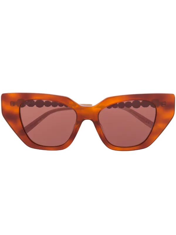 gucci oversized cat eye sunglasses