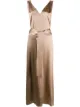 Image 1 of Brunello Cucinelli tie-waist midi dress