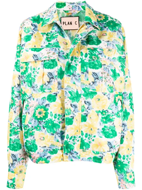 Plan C boxy shirt jacket