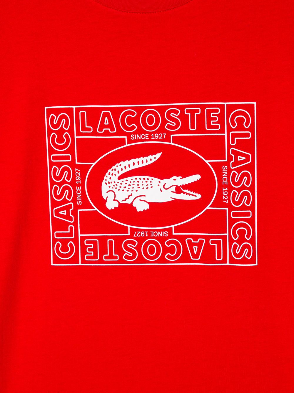 фото Lacoste kids футболка с логотипом