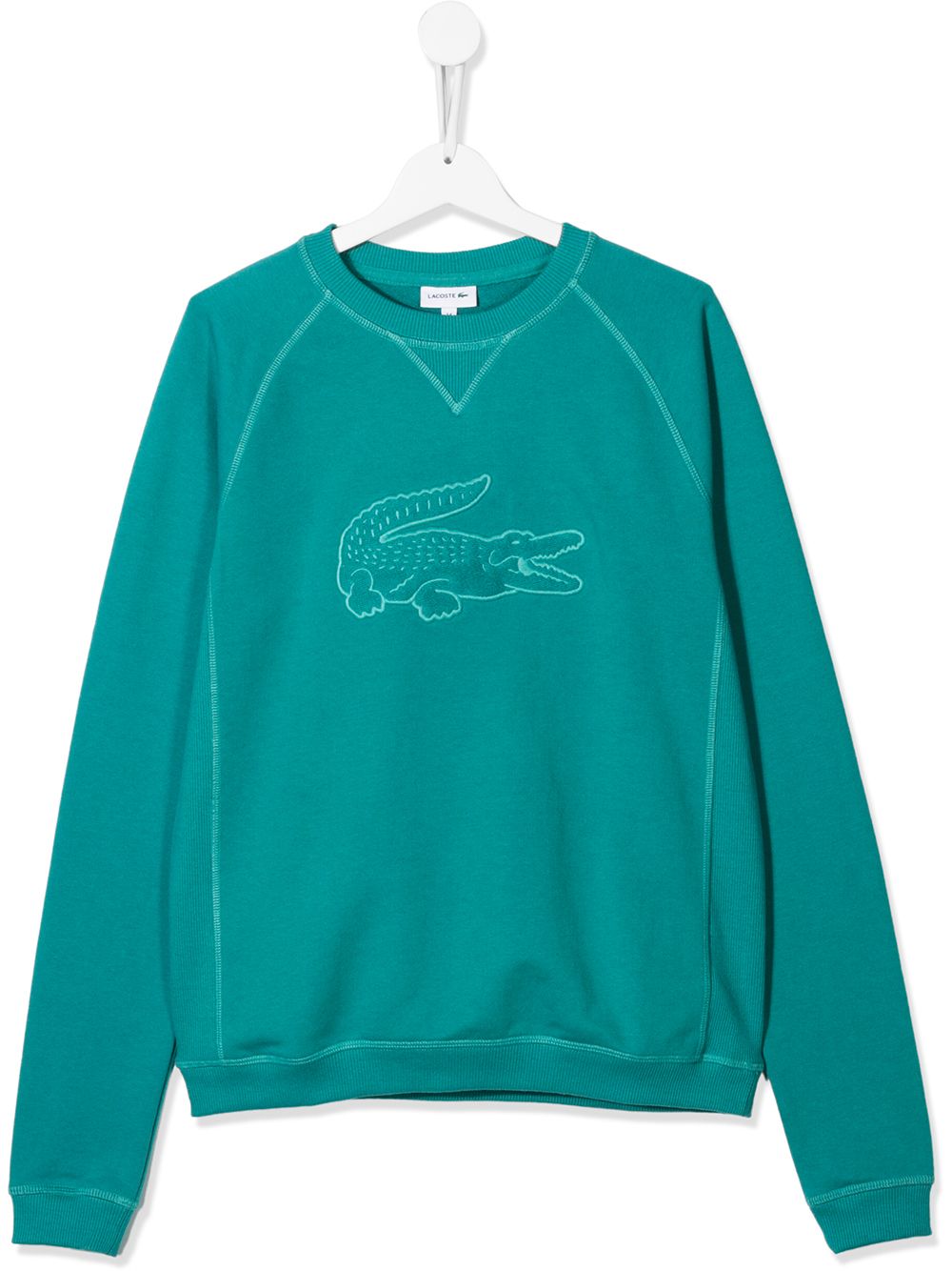 Lacoste Teen Logo Jumper In Blue