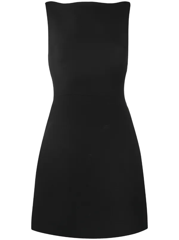 open back bow dress