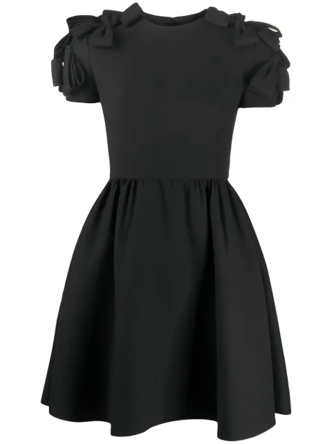 Valentino Garavani bow-embellished full skirt dress