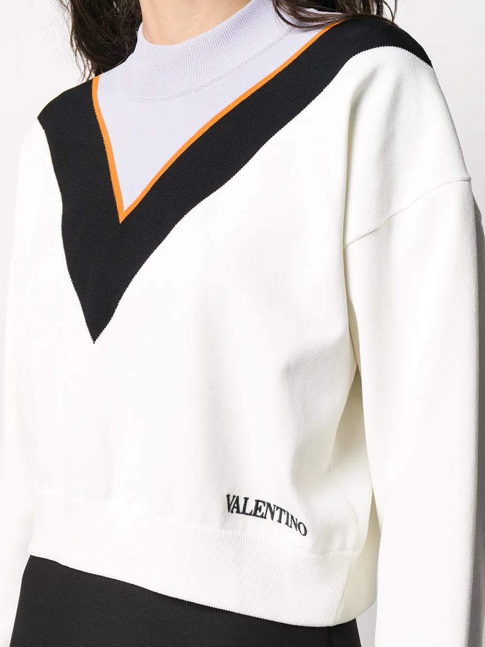 Valentino Garavani Trui met V-detail Beige