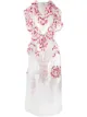 Image 1 of Simone Rocha ruffle-trimmed embroidered midi dress