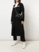 الصورة 2 من MM6 Maison Margiela معطف بشعار الماركة وتصميم مربوط