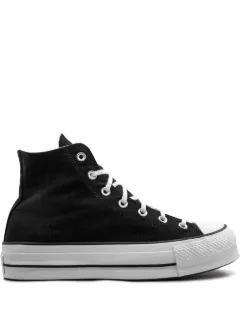 black platform high tops