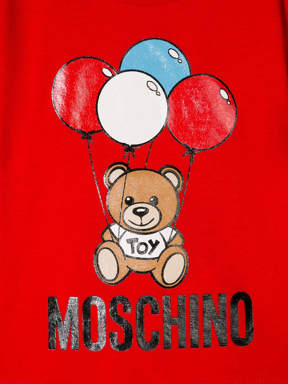 фото Moschino kids футболка с логотипом
