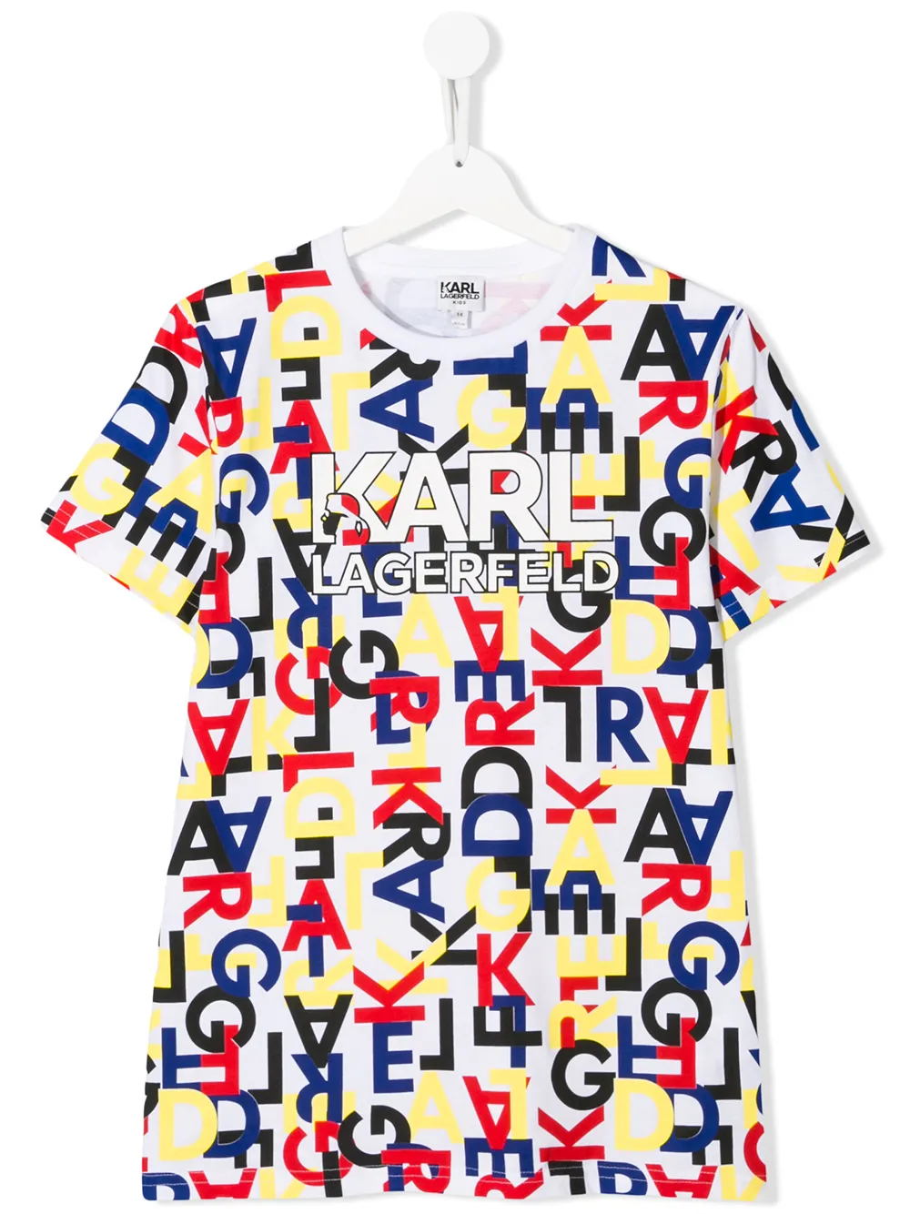 Karl Lagerfeld Kids футболка с логотипом