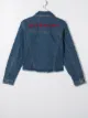 الصورة 2 من Givenchy Kids جاكيت جينز مجسم طويل الأكمام