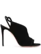 Image 1 of Aquazzura Very Serpentine asymmetric sandals