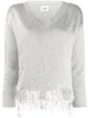 Image 1 of Dondup knitted metallic fringed jumper