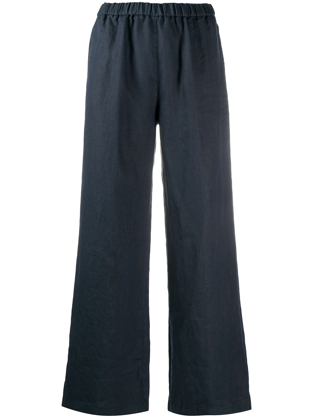 Aspesi Elasticated Waist Trousers In Blue