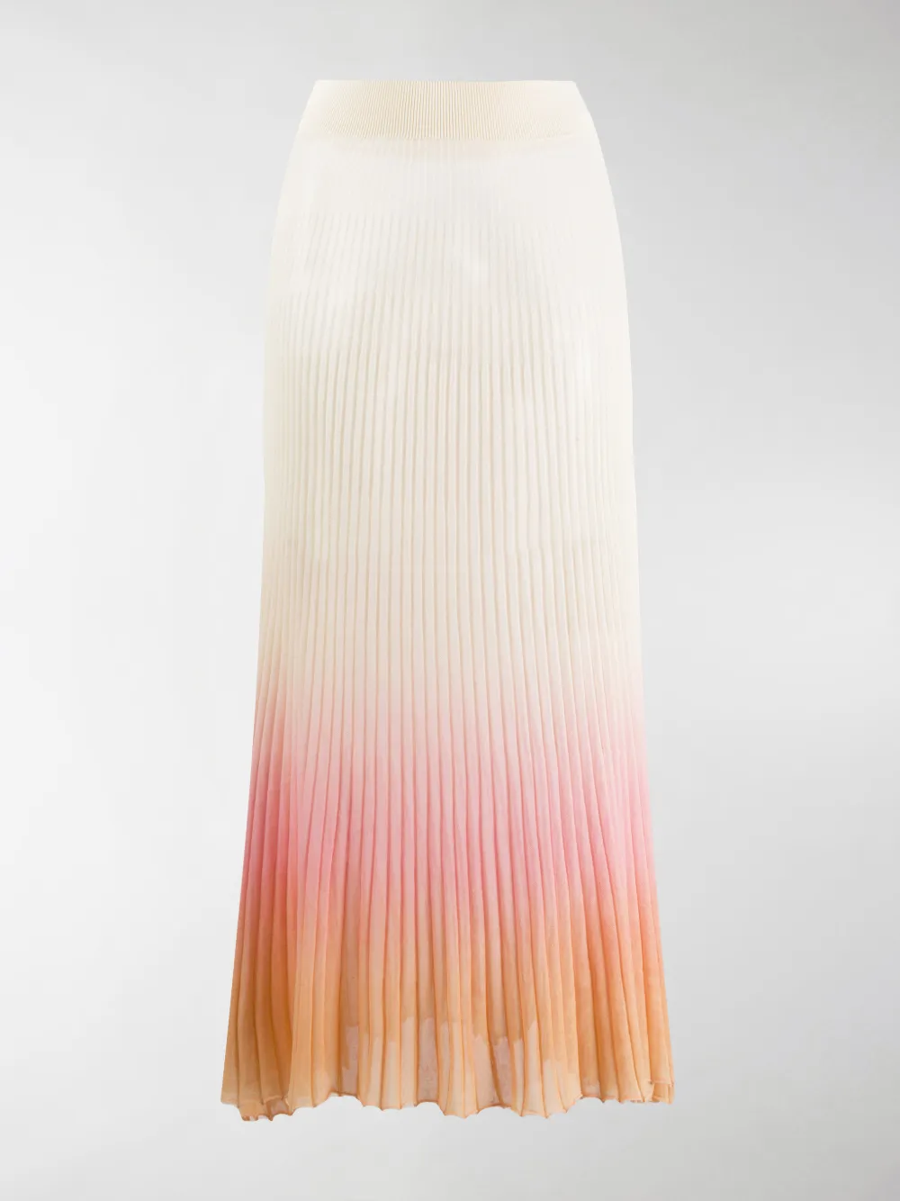 JACQUEMUS HELADO DEGRADÊ PLEATED KNITTED SKIRT,15010644