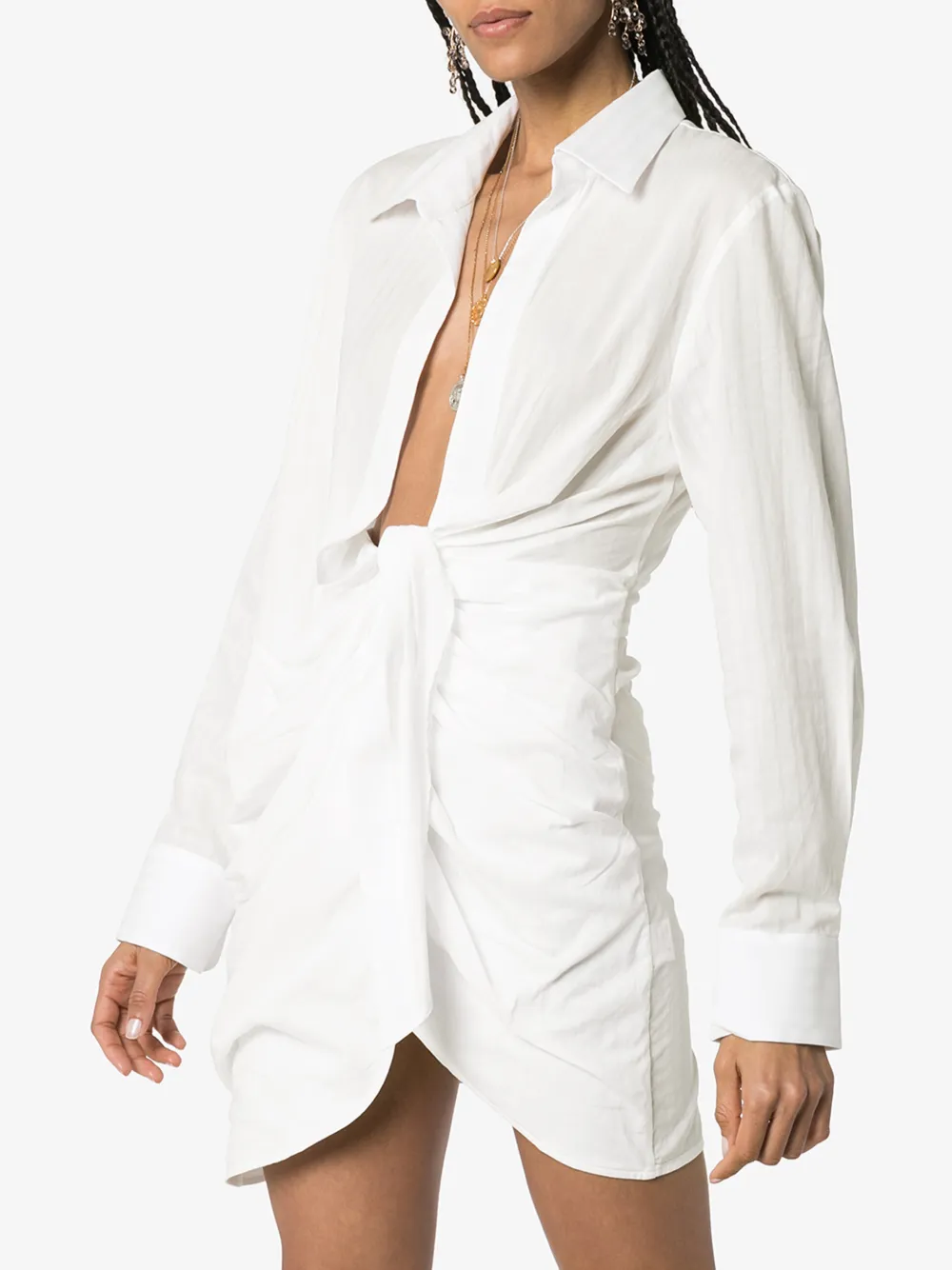 JACQUEMUS JACQUEMUS LA ROBE BAHIA COTTON SHIRT DRESS,201DR302011011015010686