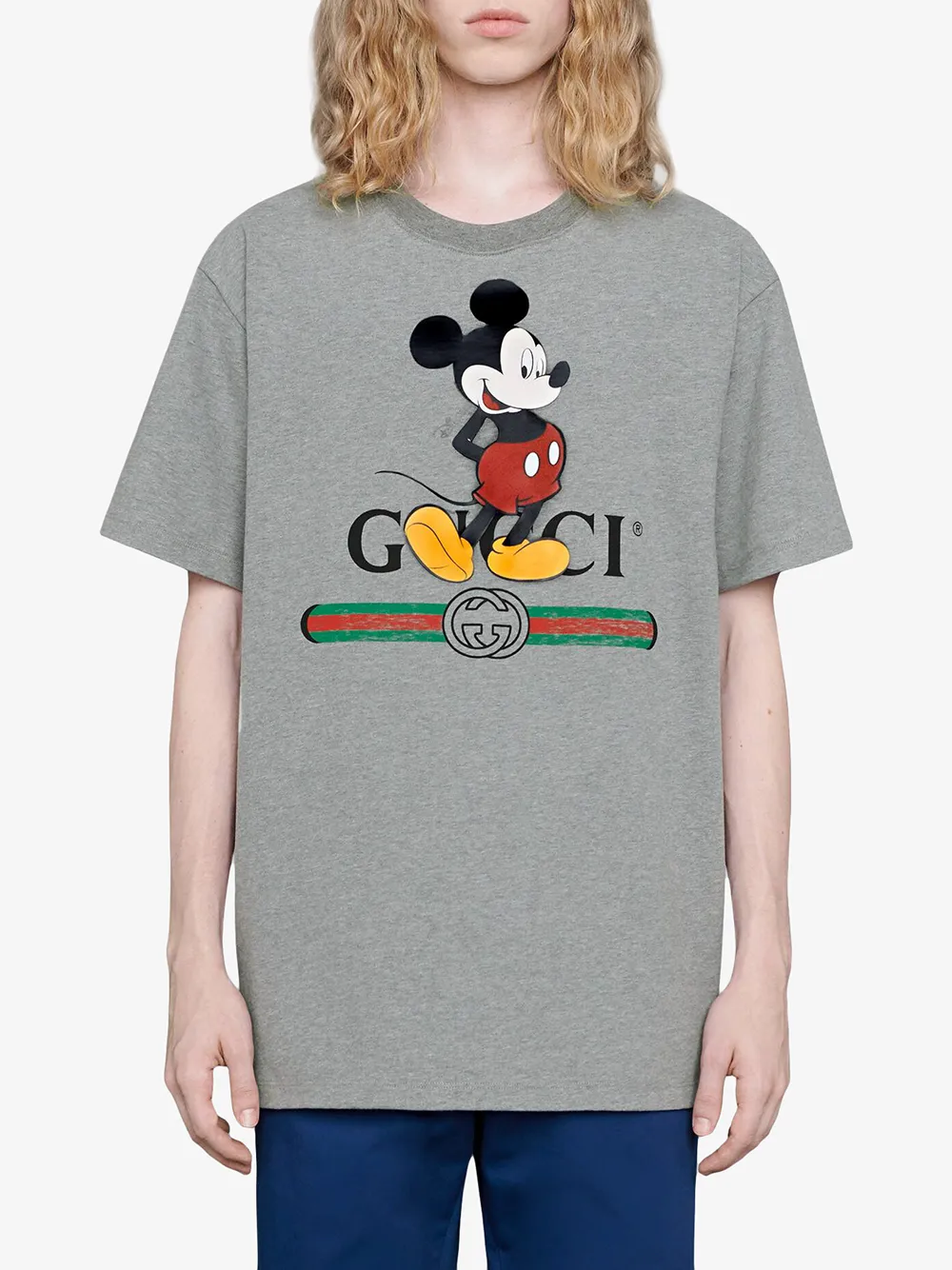 Womens Designer Clothes  Disney x Gucci Donald Duck T-shirt, women's,  cotton 305