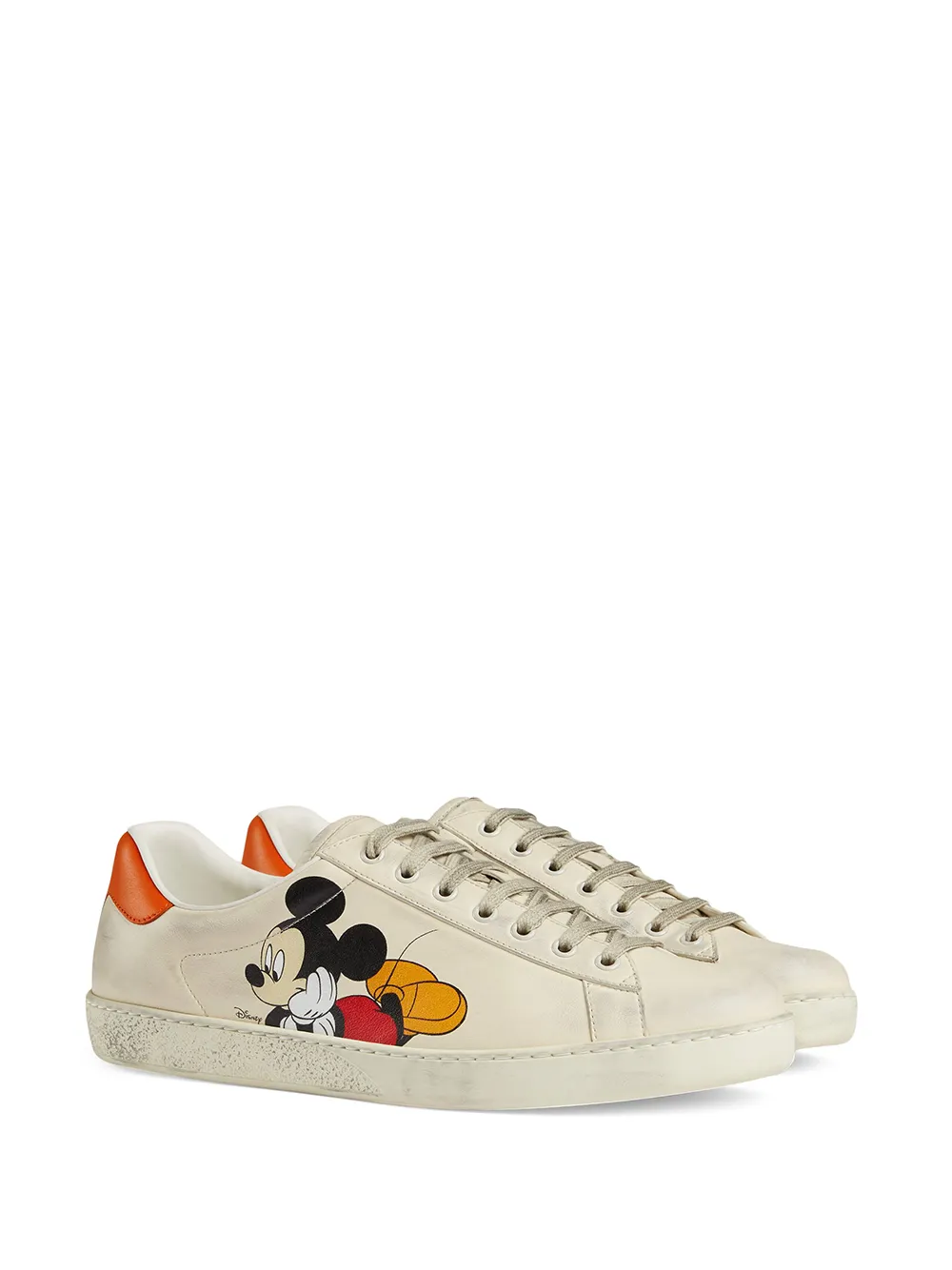 GUCCI X Disney Ace Mickey Mouse Canvas Sneakers – YEG.CHEAPLUXE