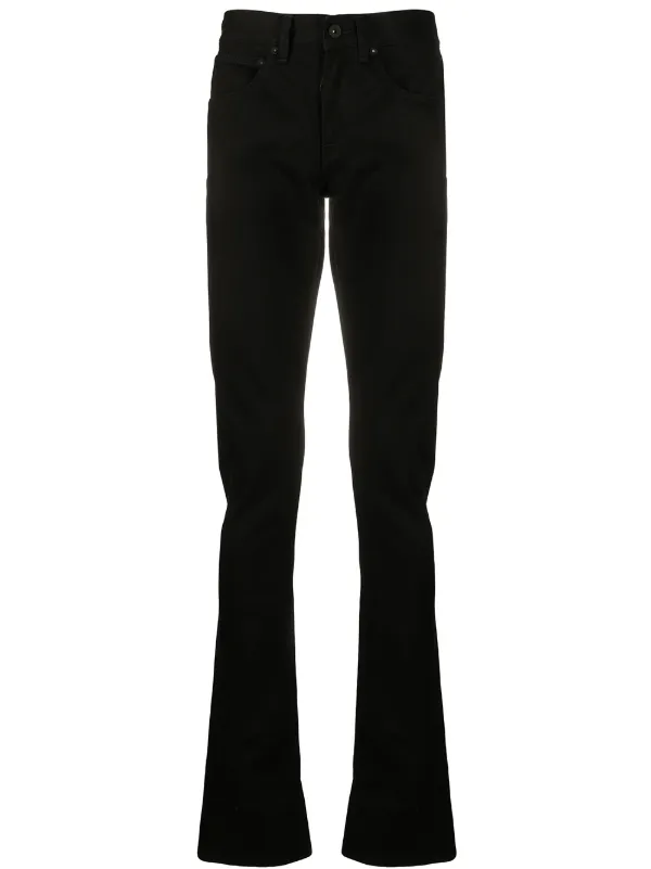 off white diagonal jeans